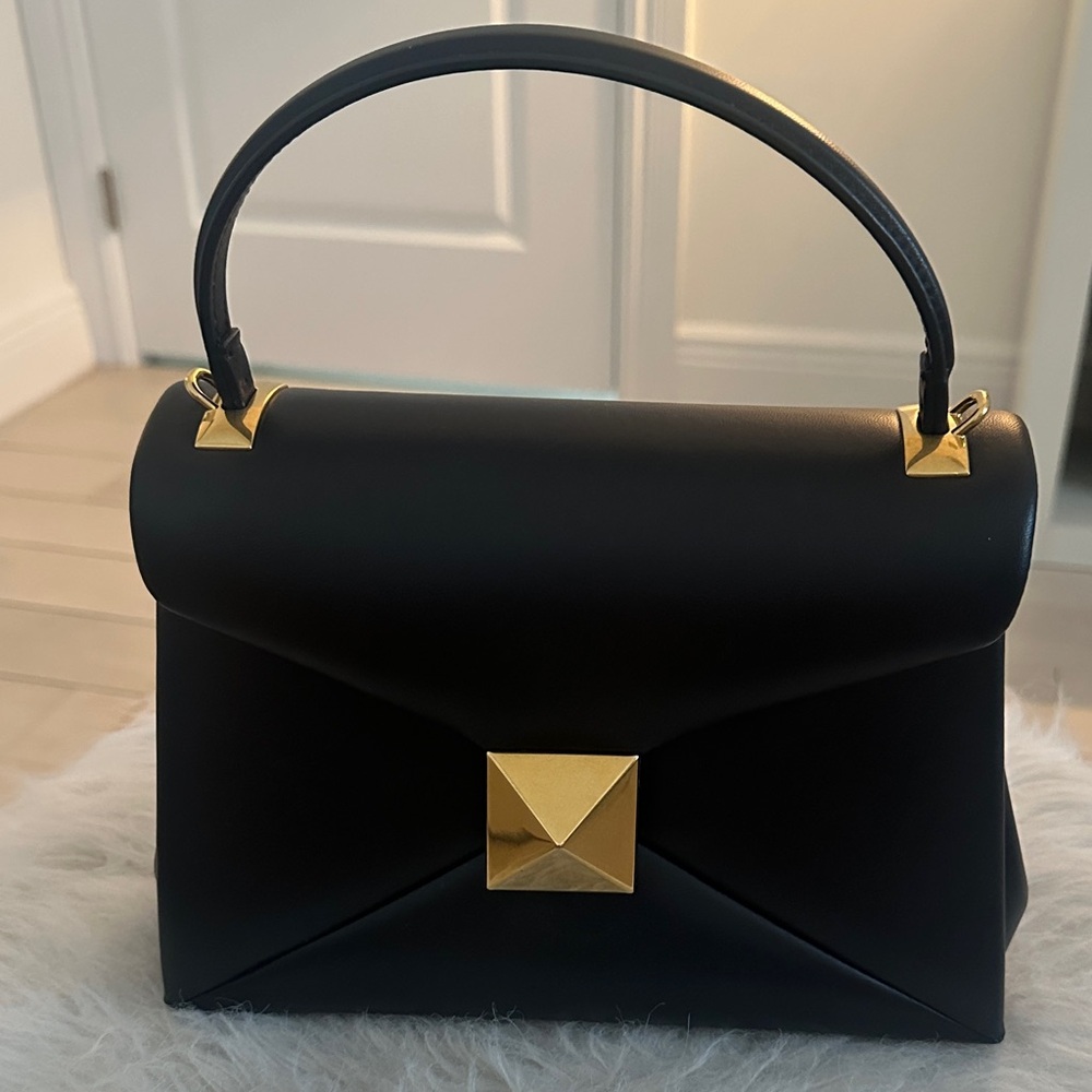 Valentino stud top handle/crossbody